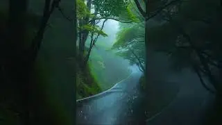 Rainy road - Natural shot #viral #rain #beautiful #reels #status #road
