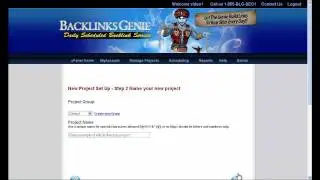 BackLinks Genie Article Directory project tutorial