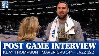 Klay Thompson Post Game Interview vs. Utah Jazz | January 15, 2026