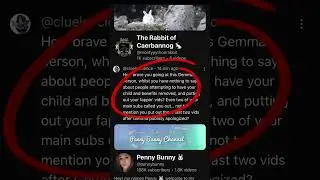 Penny Bunny removes comments...