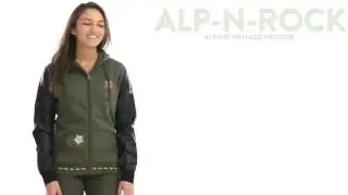 Alp-n-Rock Alpine Vintage Hoodie - Full Zip (For Women)
