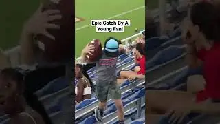 EPIC CATCH BY A YOUNG FAN!