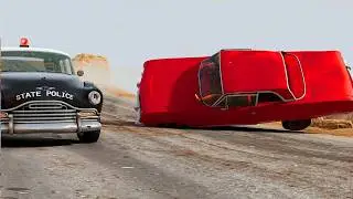 Realistic car crashes  Cars vs Road Rage    part 55 - BeamNG Drive Nation
