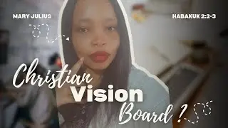 Vision Board as a Christian ? My perspective. #christian #vlog #visionboard #2025 #resolution