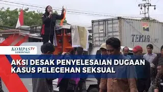 Aksi Desak Penyelesaian Dugaan Kasus Pelecehan Seksual Oleh Mantan Rektor UNU