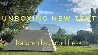 Camping | Unboxing | Tenda Cloud Desk Medium Tower Canopy Naturehike | NH20TM008 | Set Up