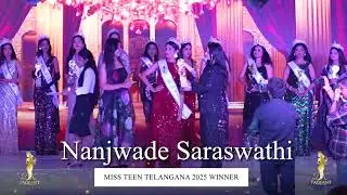 Nanjwade Saraswathi &mdash; Miss Teen Telangana 2025 Winner | DK Pageant Season 3