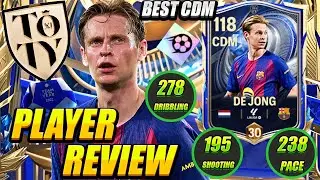 DE JONG IS AN ANCHOR! 🧠🔥 113 Team Of The Year/TOTY De Jong Player Review! BEST CDM!? &ndash; FC Mobile 26
