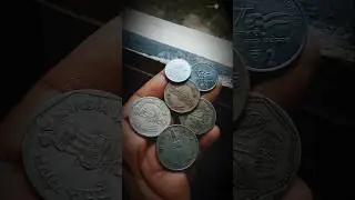 Akam 2 Rs & 1 Ru Coin/Big & Small 2 Rupees Coin #coin #viral