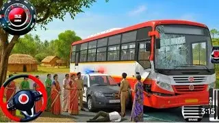 Bus Simulator Indonesia With Steering wheel on Android#shorts#bussid#viral#gaming Bhag2