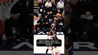 Devin Booker or Anthony Edwards who' the better shooting guard #devinbooker #anthonyedwards #nba