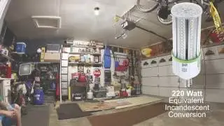 Bright LED light bulb