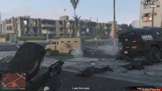 GTA V Millionaire's Hotel Heist + Six Star Wanted Level Escaped(RDE 3.1.7)