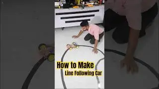 How to make line following car #science #technology #robotics #project
