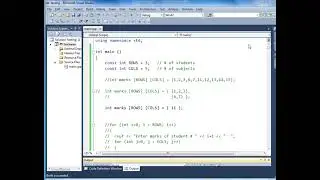 Part 4 | Two Dimensional Array Initialisation | Multiple Dimensions Array