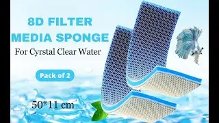 Petzlifeworld Aquarium 8D Multi Layer Reusable Filter Media Sponge