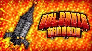 Minecraft Volcanic Sandbox | ESCAPING THE VOLCANO BY ANY MEANS NECESSARY! #9 Modded Volcanoblock