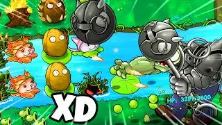 PLANTAS vs ZOMBIES FUSI&Oacute;N deber&iacute;a ser ETERNO!! 🤣🤣 jaja