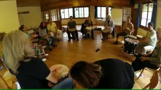 Drum circle Workshop with Mary Knysh im Kientalerhof