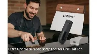 🍳 LEIFENY Griddle Scraper, Scrape Tool for Grill Flat Top Review 🔧