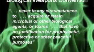 Chemical and Biological Weapons