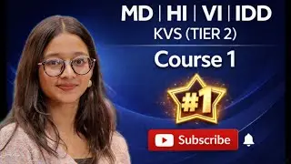 Introduction to Disabilities | ONE SHOT | KVS | TIER 2 | MD/VI/HI/IDD | || Harshika Gupta