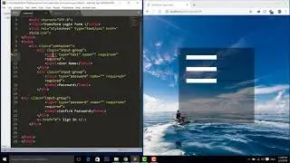 Transparent Login Form with floating Placeholder Text   Pure CSS