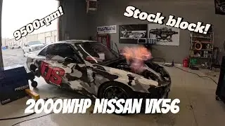 VK56 Powered 240SX makes 1966whp!