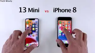 iPhone 13 Mini vs iPhone 8 SPEED TEST