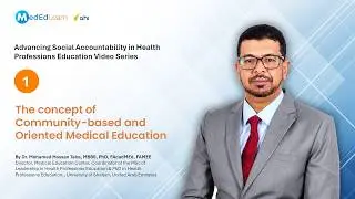 The concept of Community-based and Oriented Medical Education