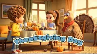 Cartoon Thanksgiving | WonderKids