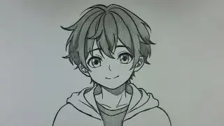 Cara Menggambar Anime Cowok Imut step by step | Cara Menggambar Anime Untuk Pemula