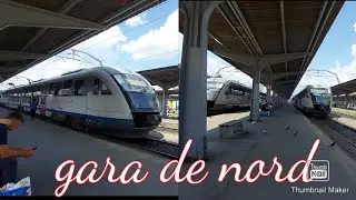 gara de nord||north railway station||walking inside terminal
