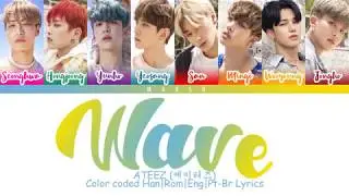 ATEEZ (에이티즈) &ndash; Wave (Color Coded Lyrics/Han/Rom/Eng/Pt-Br)