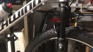 Manitou Markur forks on a Schwinn Aluminum Comp