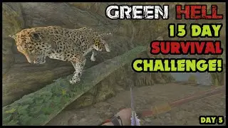15 Day Challenge! | Permadeath Survival in Green Hell Mode | Survival Tips on Day 5