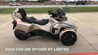 004725 2018 CAN AM SPYDER RT LIMITED -SE6 TRIKE
