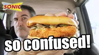 WHAT IS THIS? Sonic Drive-In Fish Sandwich Review 🐟🥪😮