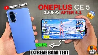 BGMI 120FPS on OnePlus Nord CE 5G? 🤯 Full Graphics Test!