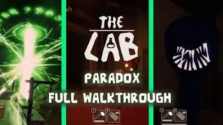 PARADOX FULL WALKTHROUGH🔬| Roblox Paradox DEMO 