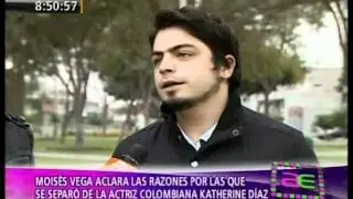 America Espectaculos 09-06-2011 Moises Vega aclara su separacion con Katherine Diaz
