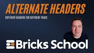 Different pages, Different headers in Bricks
