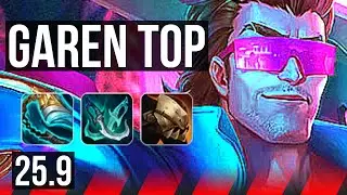 GAREN vs JAYCE (TOP) | 13/1/7, Godlike | EUW Master | 25.9