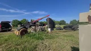 M816 wrecker rolling over M870A1 after repairs