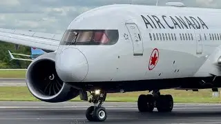 Air Canada Boeing 787-9 Arrival at Manchester | C-FSBV Touchdown