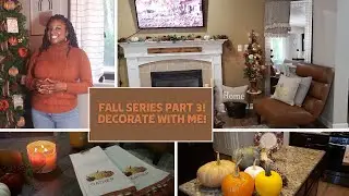 FALL SERIES PART 3! DECORATE WITH ME!@ShawandaLatrice @fallhomedecor @falldecor