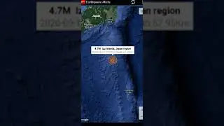 4.7 Earthquake Izu Islands, Japan 9-12-20