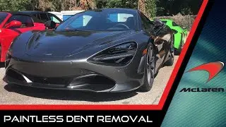 McLaren 720S 2020 года &mdash; Мобильное удаление вмятин без покраски &mdash; Удаление вмятин и царапин с вашего автомобиля премиум-класса