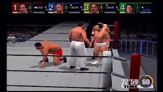 オールスタープロレスリング２ 中堅バトルロイヤル 百田光雄VS越中詩郎VS安田忠夫VS井上雅央