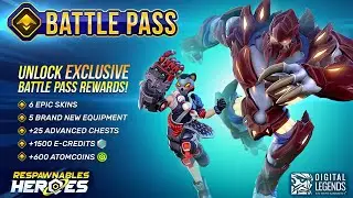 NEW! Battle Pass Update!! || Respawnables Heroes Gameplay